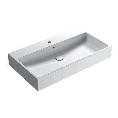 CERAMICA GLOBO Lavabo in ceramica 90x50 cm Globo STONE SCQ92BI Bianco Ceramica CERAMICA GLOBO Lavabo in ceramica 90x50 cm Globo STONE SCQ92BI Bianco Ceramica