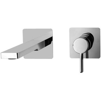 Miscelatore a parete Paffoni in ottone - Piastre 70x70mm - Boca 200mm - Rubinetteria Miscelatore a parete Paffoni in ottone - Piastre 70x70mm - Boca 200mm - Rubinetteria