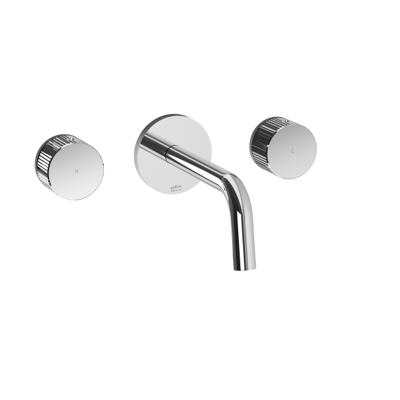 Paffoni - Miscelatore lavabo a parete 3 fori Cromato Paffoni - Miscelatore lavabo a parete 3 fori Cromato