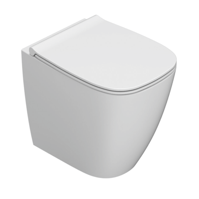 Toiletta in ceramica da parete 50x36cm Bianca - Globo Genesis GN002BI Toiletta in ceramica da parete 50x36cm Bianca - Globo Genesis GN002BI