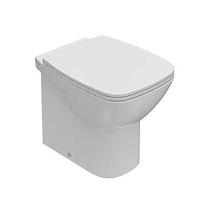 CERAMICA GLOBO Vaso a terra in ceramica 53x37 cm Globo Daily DA002BI Bianco Ceramica Con copri wc CERAMICA GLOBO Vaso a terra in ceramica 53x37 cm Globo Daily DA002BI Bianco Ceramica Con copri wc
