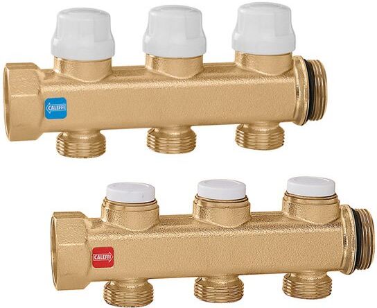 CALEFFI Coppia collettori 662 3