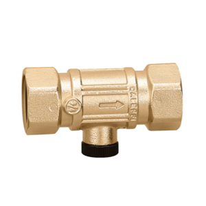 CALEFFI Valvola a doppio ritegno, attacchi femmina-femmina. Attacco 1/2"F 304840 Ottone CALEFFI Valvola a doppio ritegno, attacchi femmina-femmina. Attacco 1/2"F 304840 Ottone