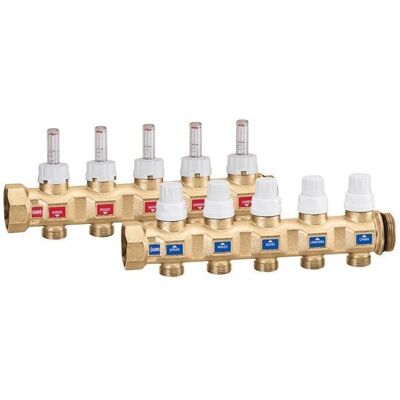 CALEFFI Copia di collettori completo di flussometri 5 derivazioni 668755S1 5 CALEFFI Copia di collettori completo di flussometri 5 derivazioni 668755S1 5