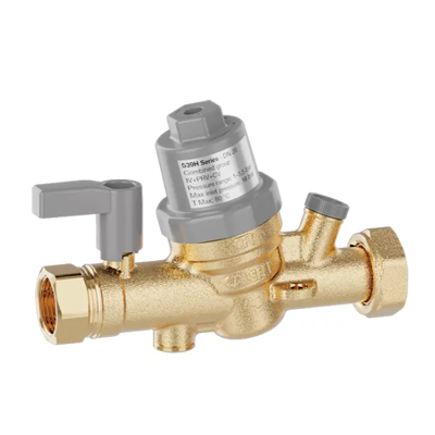 CALEFFI Gruppo combinato per il controllo della pressione degli impianti sanitari 539050H Rp 3/4" x G 1" Calotta mobile CALEFFI Gruppo combinato per il controllo della pressione degli impianti sanitari 539050H Rp 3/4" x G 1" Calotta mobile