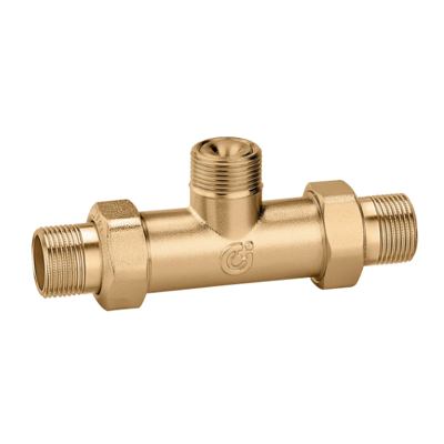 CALEFFI Tee di by-pass, equilibrati, per valvole di zona a sfera serie 6480. 1/2" U6 649046 1/2” CALEFFI Tee di by-pass, equilibrati, per valvole di zona a sfera serie 6480. 1/2" U6 649046 1/2”