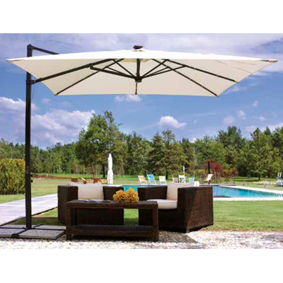 MALIGI HOME Ombrellone color ecrù con luci. Palo laterale antracite e manovella 300x300 cm MG/ARAGOSTA Ecrù MALIGI HOME Ombrellone color ecrù con luci. Palo laterale antracite e manovella 300x300 cm MG/ARAGOSTA Ecrù