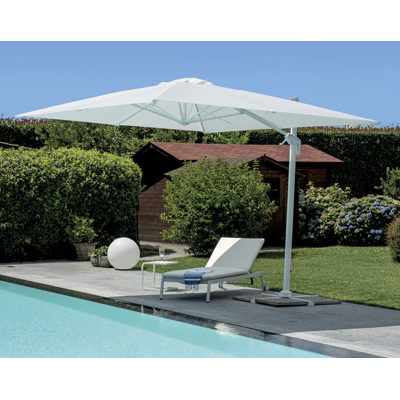MALIGI HOME Ombrellone in alluminio 300x300 cm con fusto laterale bianco, telo color bianco. MG-RAFFAELLA Bianco MALIGI HOME Ombrellone in alluminio 300x300 cm con fusto laterale bianco, telo color bianco. MG-RAFFAELLA Bianco
