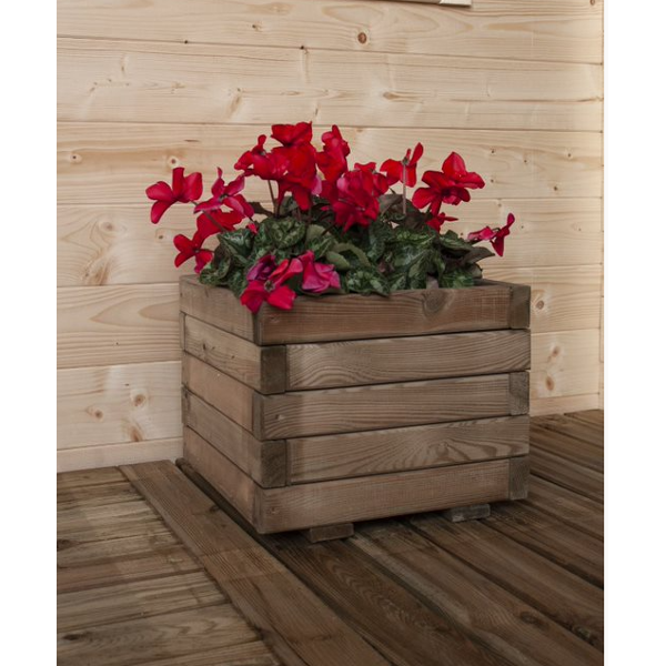 losa legnami fioriera tulipano in legno cm 40x40x32,5h losa esterni da vivere dp/fio404040 naturale legno