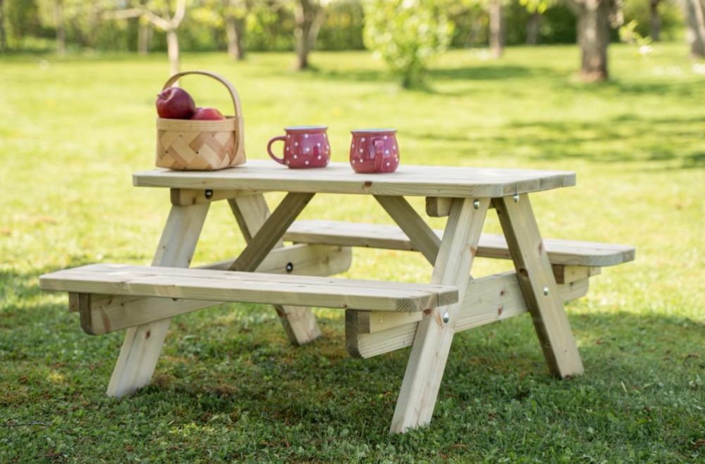 LOSA LEGNAMI Tavolino picnic mini in legno LOSA esterni da vivere EK/PICNICMINI Naturale Legno