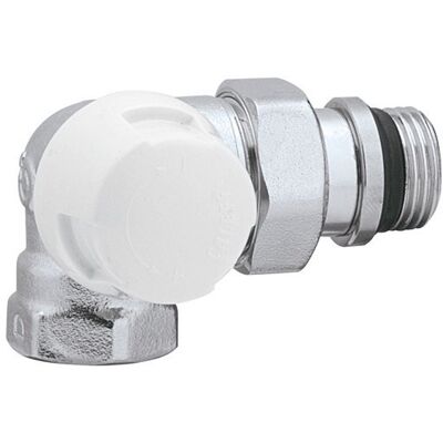 CALEFFI - Valvola termostatica doppia - Sinistra, cromata - Valvola radiatore CALEFFI - Valvola termostatica doppia - Sinistra, cromata - Valvola radiatore