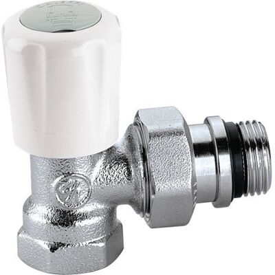 Valvola Termostatizzabile Caleffi - Radiatore, Cromata, 3/8-1 Pollice Valvola Termostatizzabile Caleffi - Radiatore, Cromata, 3/8-1 Pollice