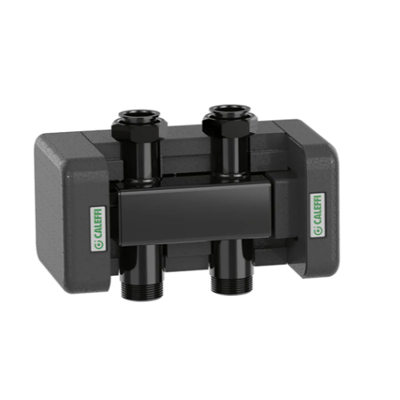 CALEFFI Separatore idraulico per impianti di riscaldamento e condizionamento, con coibentazione 550305 Nero CALEFFI Separatore idraulico per impianti di riscaldamento e condizionamento, con coibentazione 550305 Nero