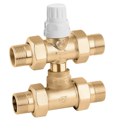 Caleffi - Valvola di zona a tre vie - Ottone, Modello 678060 Caleffi - Valvola di zona a tre vie - Ottone, Modello 678060