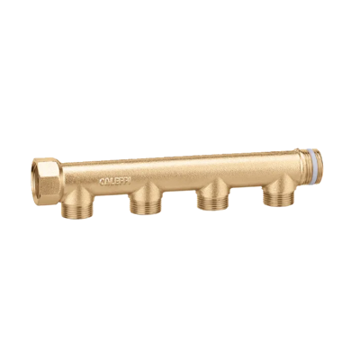 CALEFFI Collettore semplice, componibile 1" 3 derivazioni, interasse 60 592636 1” 3 CALEFFI Collettore semplice, componibile 1" 3 derivazioni, interasse 60 592636 1” 3