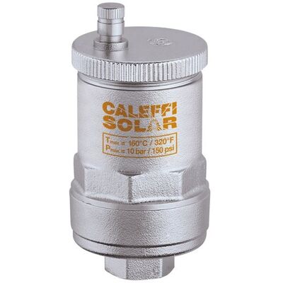 CALEFFI Valvola automatica di sfogo aria per impianti solari DISCALAIR® 251004 1/2” CALEFFI Valvola automatica di sfogo aria per impianti solari DISCALAIR® 251004 1/2”