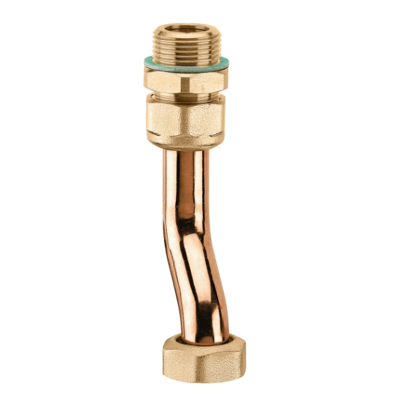 CALEFFI Kit eccentrico per il collegamento delle valvole di zona 648018 Oro CALEFFI Kit eccentrico per il collegamento delle valvole di zona 648018 Oro
