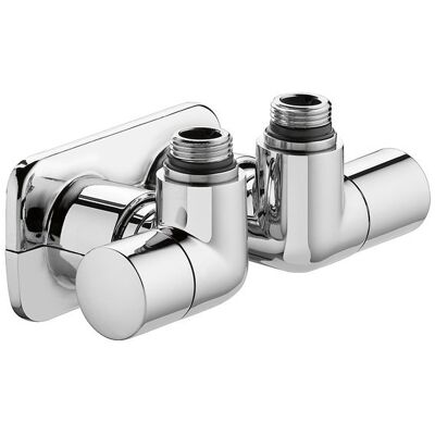 CALEFFI Coppia di valvole a doppia squadra per termoarredi versione destra HIGH-STYLE 400310 1/2” CALEFFI Coppia di valvole a doppia squadra per termoarredi versione destra HIGH-STYLE 400310 1/2”