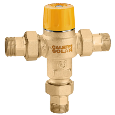 CALEFFI Miscelatore termostatico regolabile antiscottatura, con valvole di ritegno e filtri. Attacco 1/2"M 252714 1/2"M CALEFFI Miscelatore termostatico regolabile antiscottatura, con valvole di ritegno e filtri. Attacco 1/2"M 252714 1/2"M