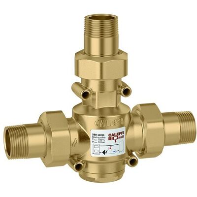 CALEFFI Valvola anticondensa con controllo termostatico della temperatura. Attacco 1 1/4"M, 45°C 280074 1 1/4"M CALEFFI Valvola anticondensa con controllo termostatico della temperatura. Attacco 1 1/4"M, 45°C 280074 1 1/4"M