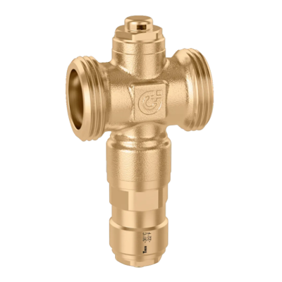CALEFFI Valvola antigelo con corpo in ottone, attacco 1"M 108602 Ottone CALEFFI Valvola antigelo con corpo in ottone, attacco 1"M 108602 Ottone