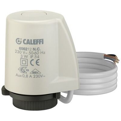 CALEFFI Comando elettrotermico con microinterruttore ausiliario 230V 656212 230 V CALEFFI Comando elettrotermico con microinterruttore ausiliario 230V 656212 230 V