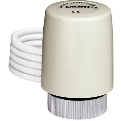 CALEFFI Comando elettrotermico con microinterruttore ausiliario 24V 656114 Bianco CALEFFI Comando elettrotermico con microinterruttore ausiliario 24V 656114 Bianco