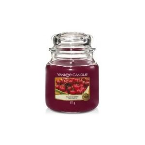 Yankee Candle Candela Profumata In Giara Media Black Cherry 411 g