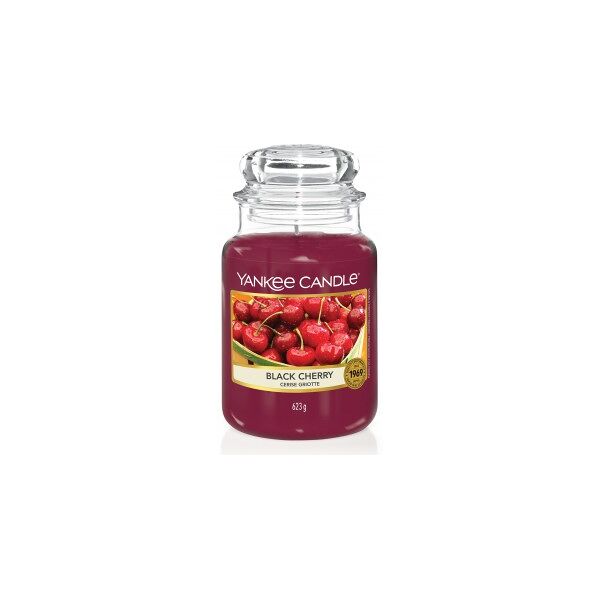 yankee candle candela profumata in giara grande black cherry 623 g