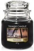 yankee candle candela profumata in giara media black coconut 411 g