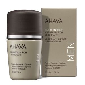 Ahava Men Time to Energize Magnesium Rich Deodorant Roll On 50ML