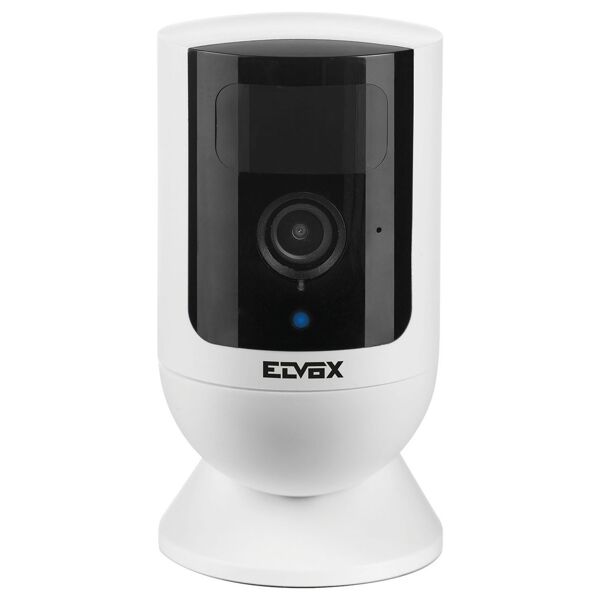 elvox tvcc telecamera wi-fi a batteria 1080p obiettivo fuoco fisso 3,2 mm.
