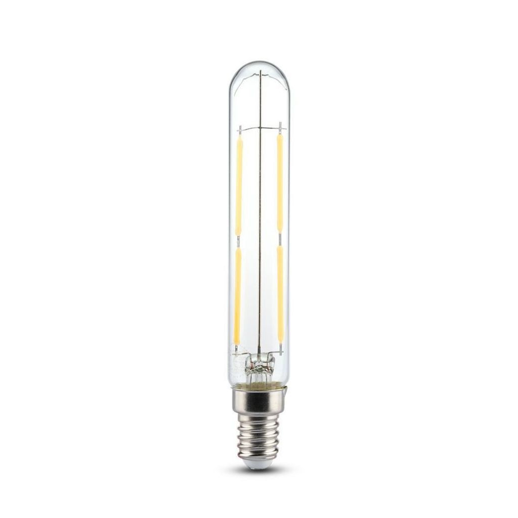 V-TAC Lampadina LED E14 4W T20 Filamento 2700K luce calda