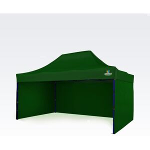 BRIMO Gazebo pieghevole 3x4,5m Gratis: 3pz pareti piene, 8 picchetti e copertura protettiva + Garanzia di 5 anni!