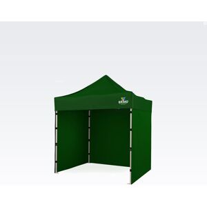 BRIMO Gazebo estendibile a fisarmonica 2x2m Gratis: 3pz pareti piene, 8 picchetti e copertura protettiva + Garanzia di 5 anni!