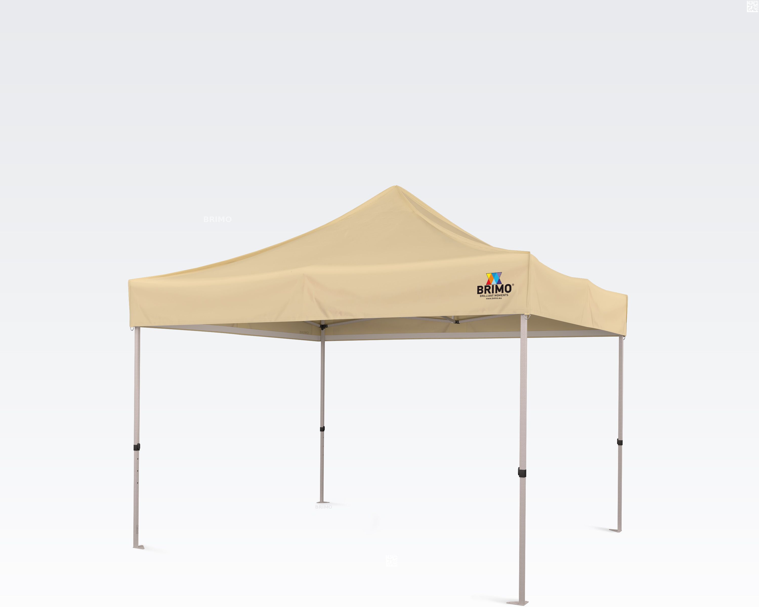 BRIMO Gazebo 3x3 richiudibile Gratis: 8 picchetti e copertura protettiva + Garanzia di 5 anni!