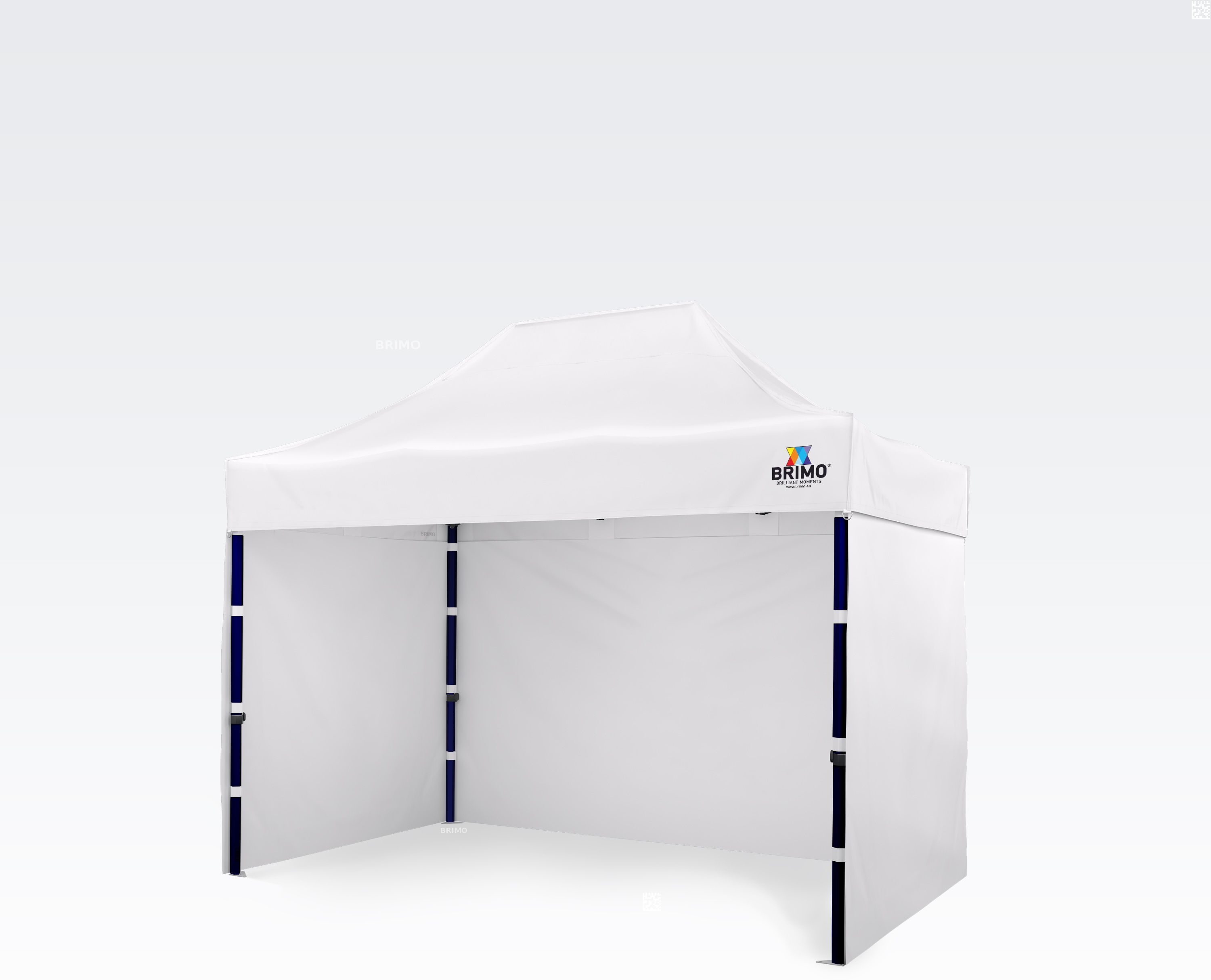 BRIMO Gazebo da Giardino Pieghevole 2x3m Gratis: 3pz pareti piene, 8 picchetti e copertura protettiva + Garanzia di 5 anni!