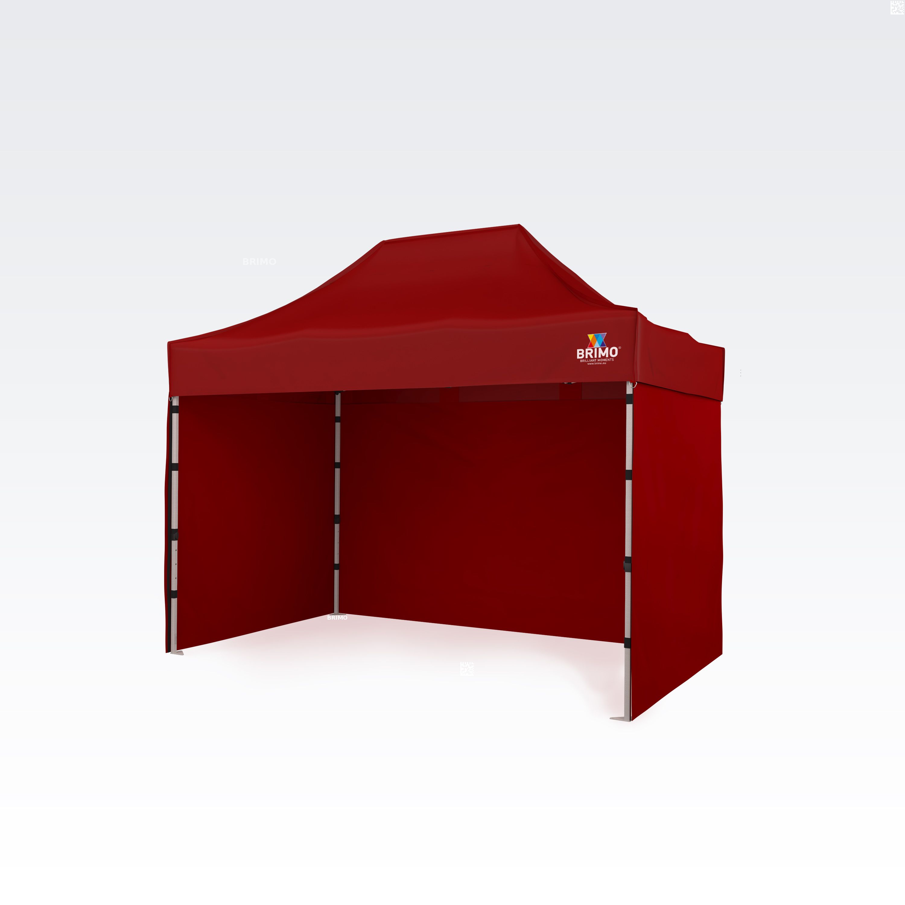 BRIMO Gazebo per feste 2x3m Gratis: 3pz pareti piene, 8 picchetti e copertura protettiva + Garanzia di 5 anni!