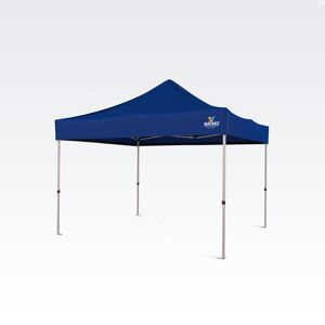 BRIMO Gazebo estendibile a fisarmonica 3x3m Gratis: 8 picchetti e copertura protettiva + Garanzia di 5 anni!