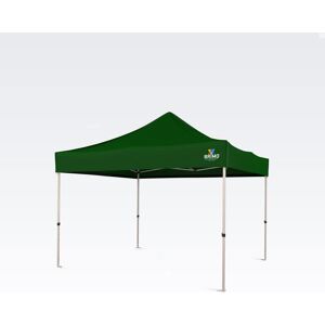 BRIMO Gazebo estendibile a fisarmonica 3x3m Gratis: 8 picchetti e copertura protettiva + Garanzia di 5 anni!