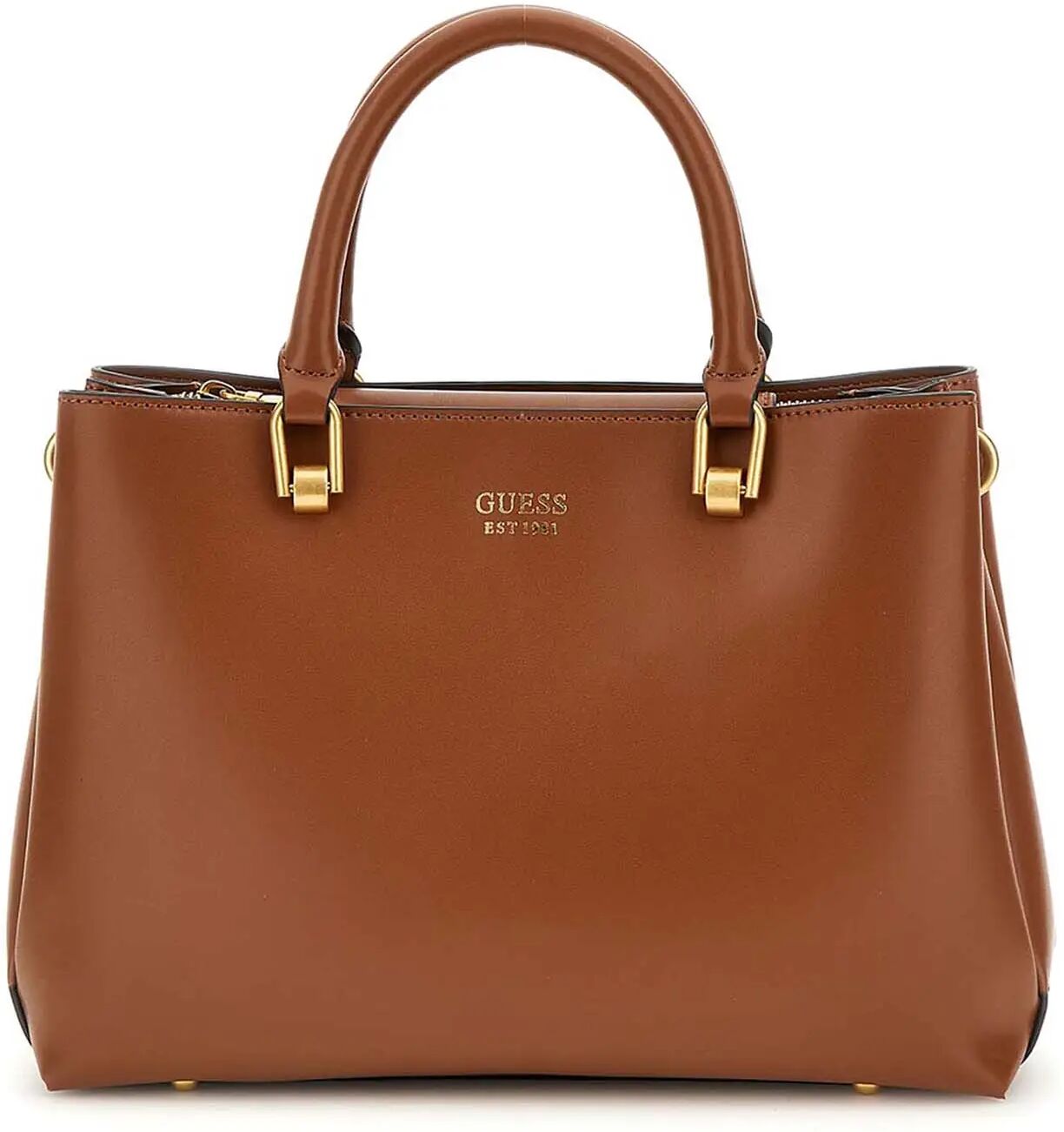 Guess Borsa A Mano Donna Colore Cognac COGNAC 1