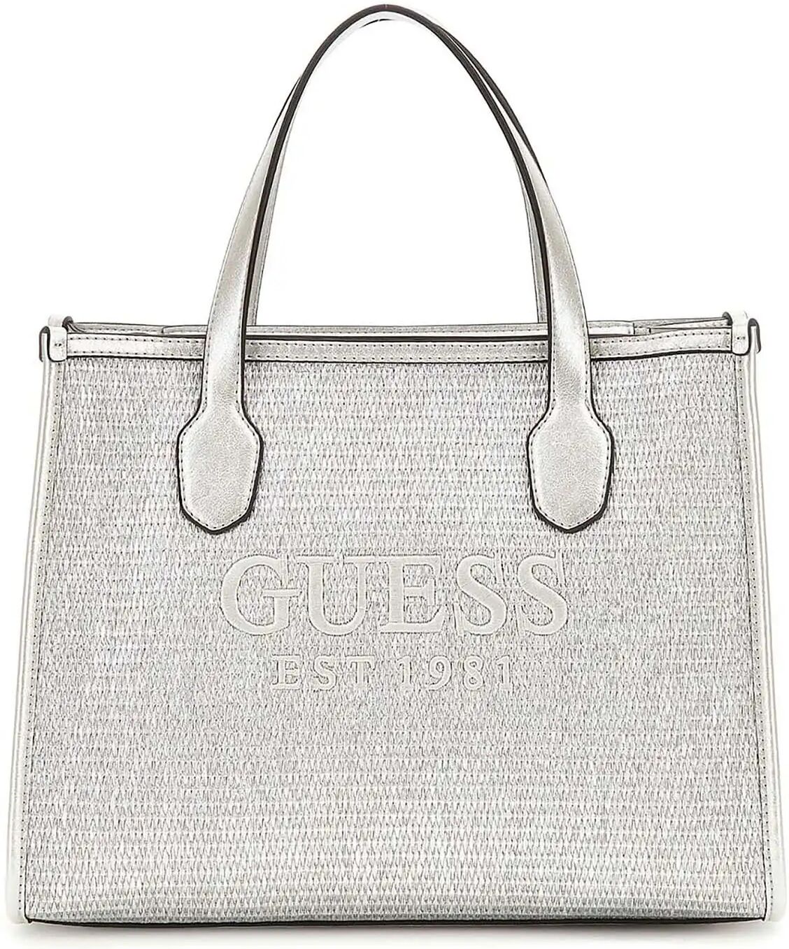 Guess Tote Donna Colore Argento ARGENTO 1