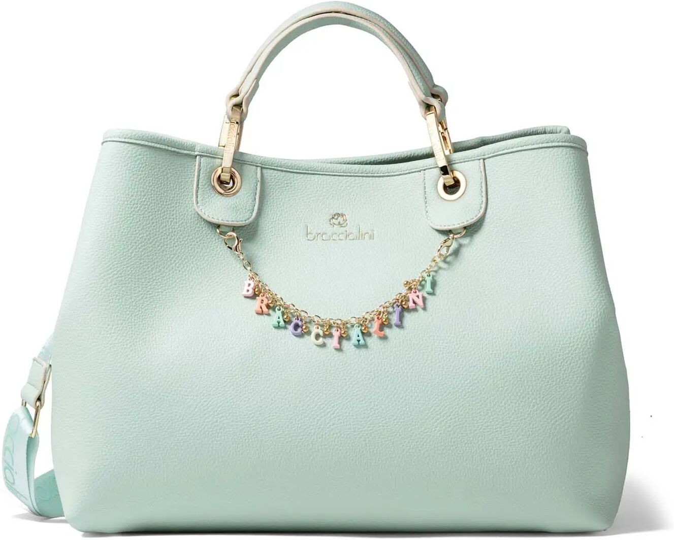 Braccialini Borsa A Mano Donna Colore Celeste CELESTE 1