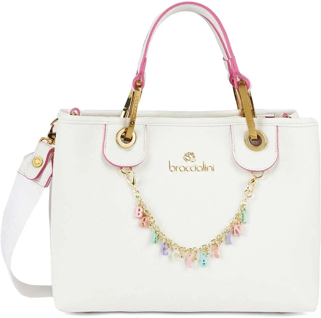 Braccialini Borsa A Mano Donna Colore Bianco BIANCO 1