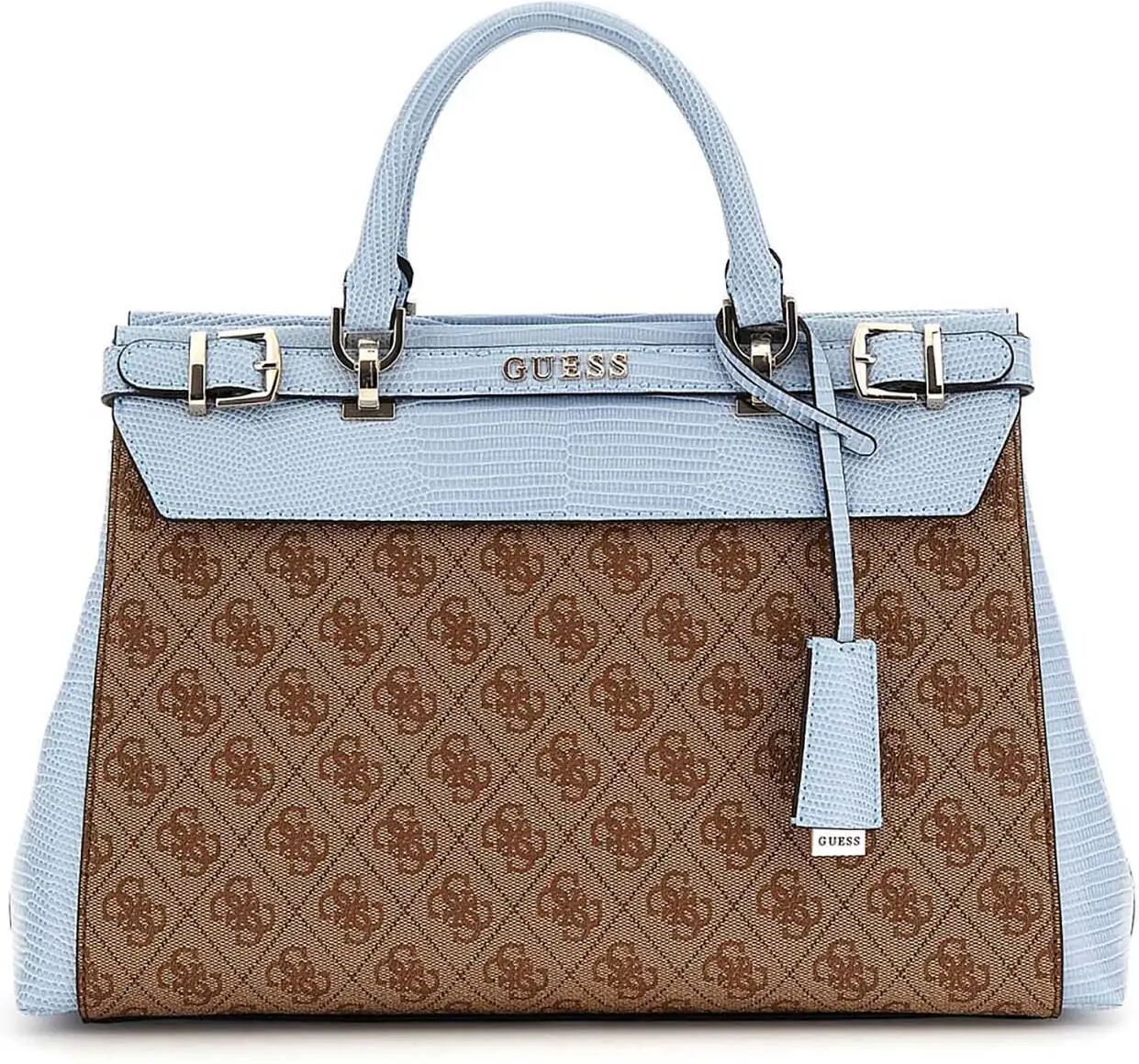 Guess Borsa A Mano Donna Colore Beige/blu BEIGE/BLU 1