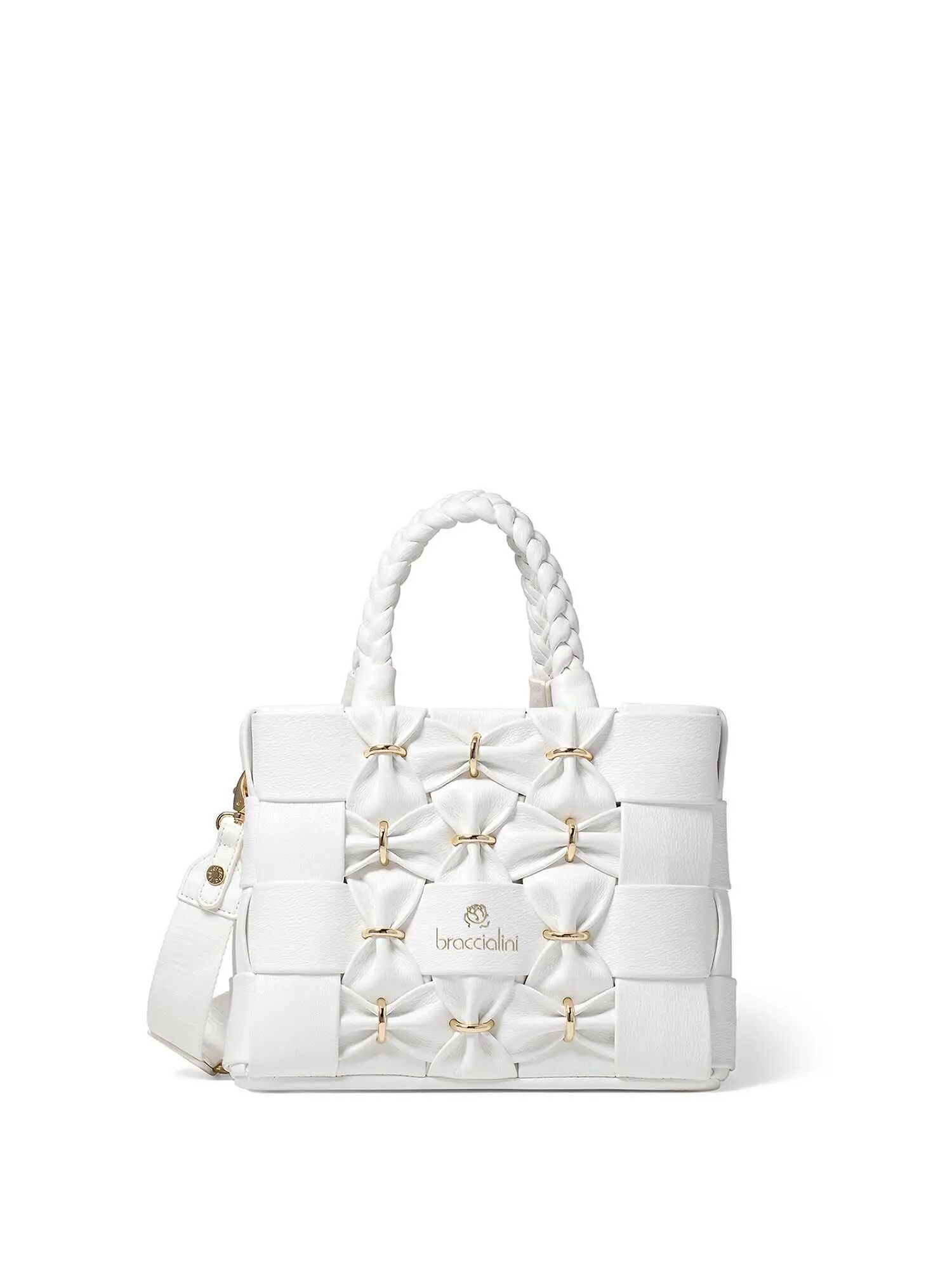 Braccialini Borsa A Mano Donna Colore Bianco BIANCO 1