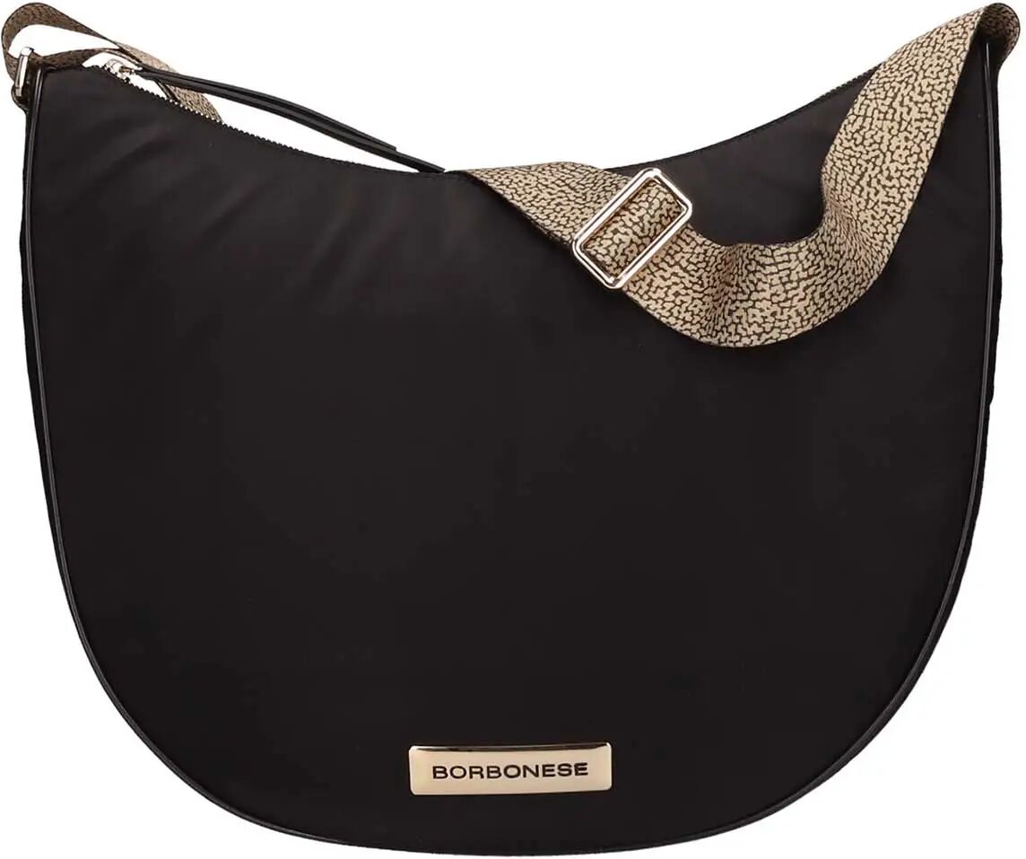 Borbonese Borsa A Spalla Donna Colore Nero NERO 1