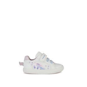 Geox Sneakers Bianche Bambina BIANCO/ROSA 20