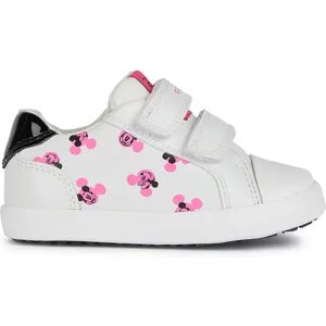 Geox Sneakers Bianche Bambina BIANCO/FUXIA 20