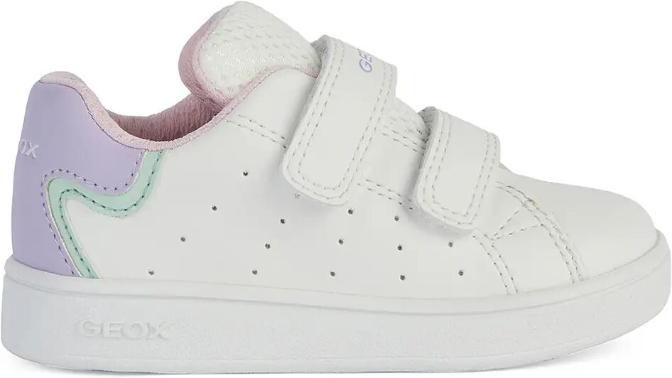 Geox Sneakers Bianche Bambina BIANCO/LILLA 22